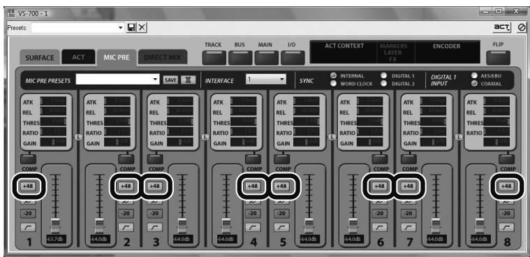 ROLAND VS-700SET - Régler la fréquence d'échantillonnage de SONAR - 5