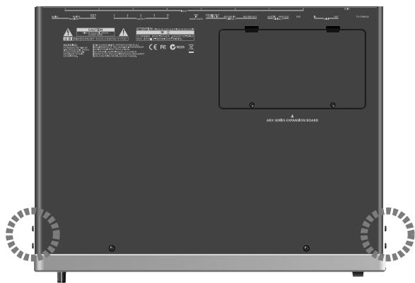 ROLAND VS-700SET - Retirer une carte d'extension - 3