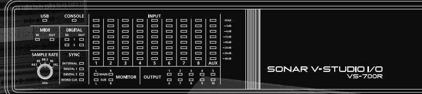 ROLAND VS-700SET - Connexions - 2