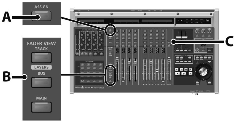 ROLAND VS-700SET - Bouton ASSIGN - 1