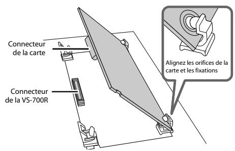 ROLAND VS-700SET - Installation de la carte d'extension - 2