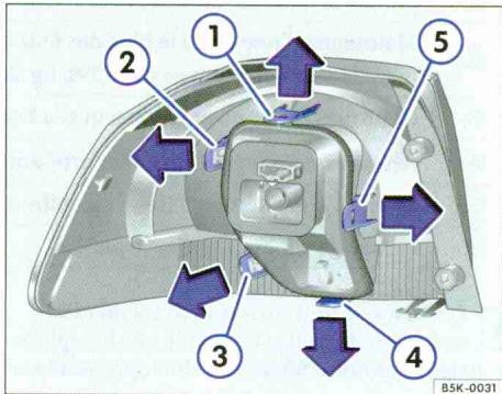 VOLKSWAGEN GOLF PLUS - Effectuez les opérations uniquement dans l'ordre indiqué : - 3