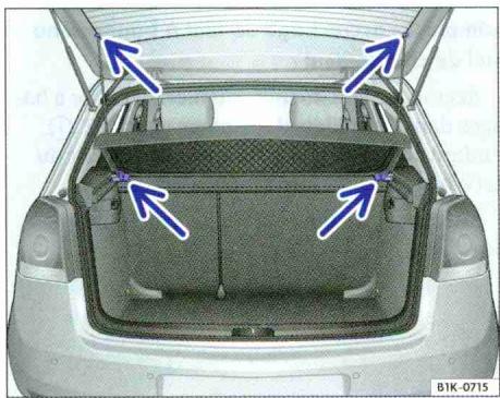 VOLKSWAGEN GOLF PLUS - Couvre-coffre - 1