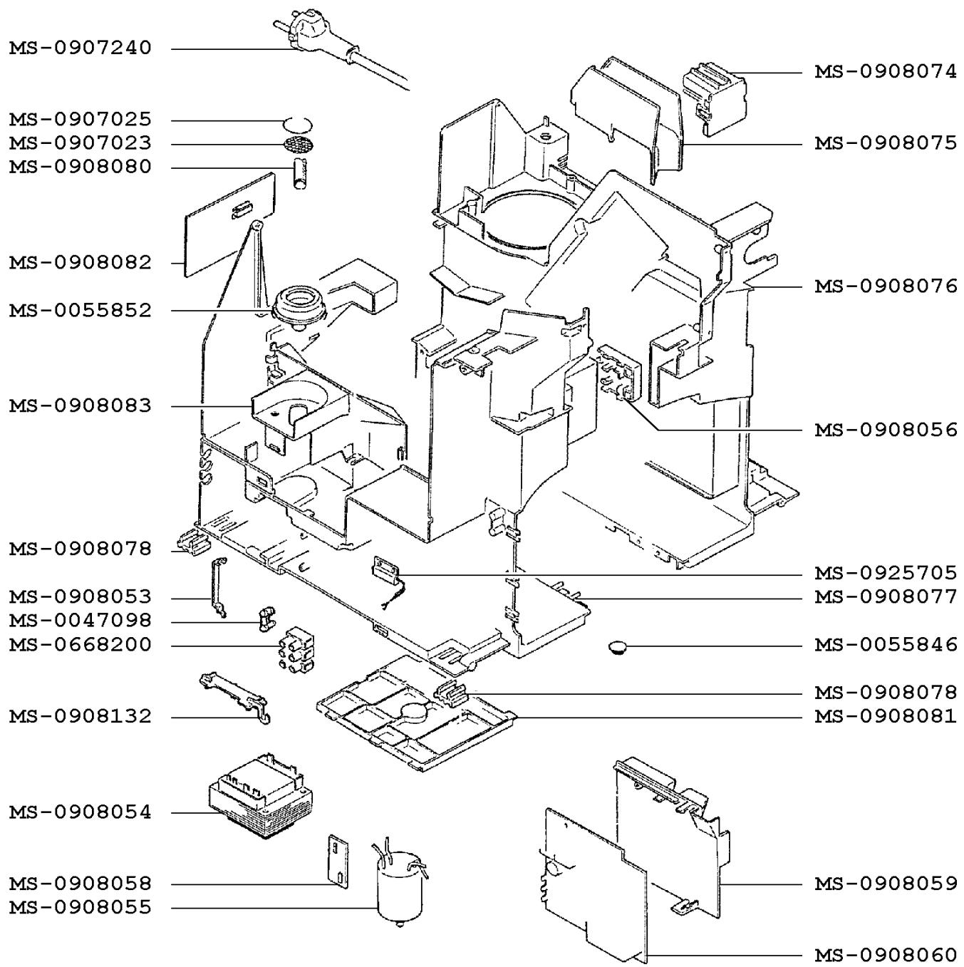 KRUPS F8894510  - PARTS LIST - EXPRESSO KRUPS ORCHESTRO - 1