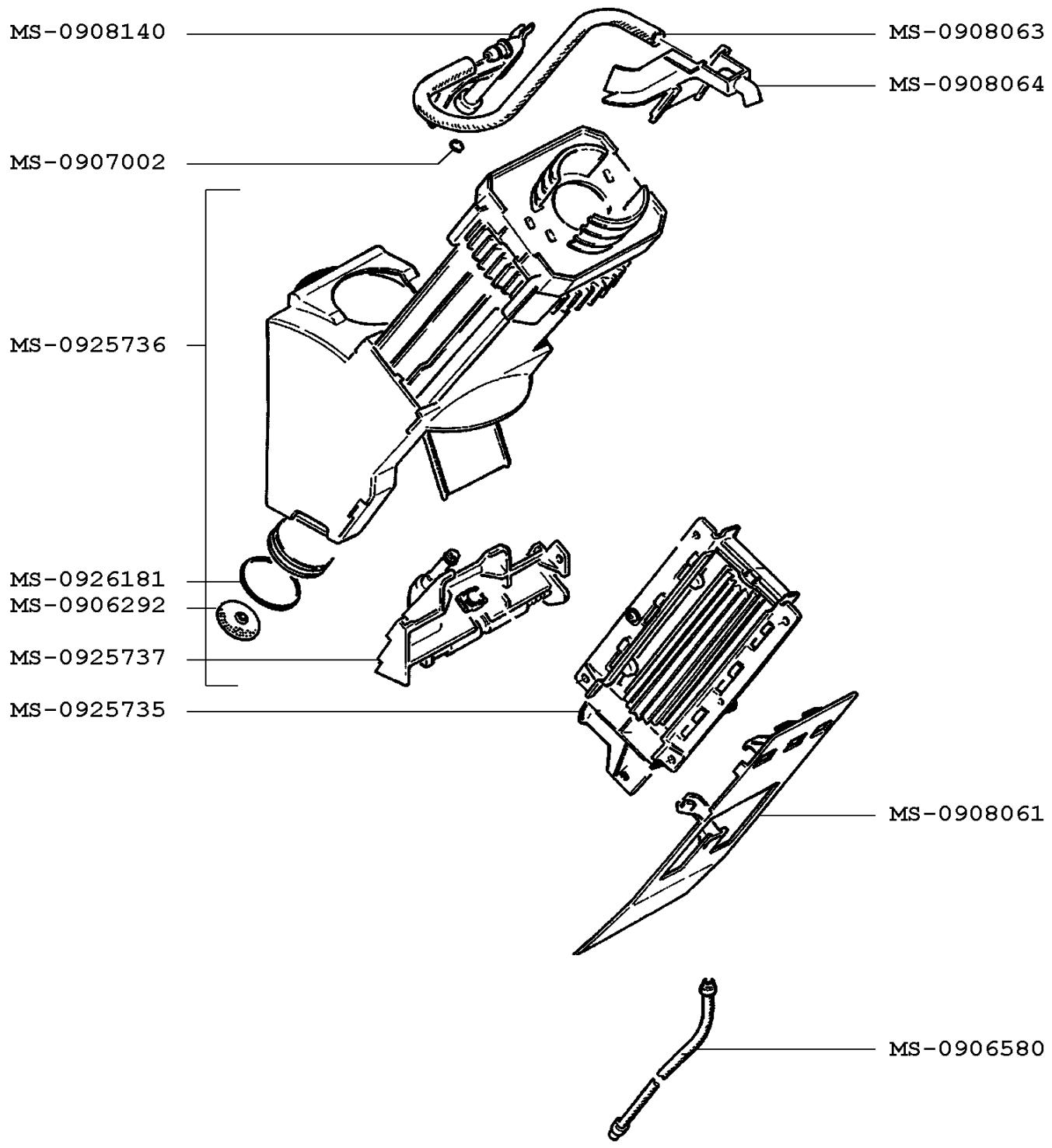 KRUPS F8894510  - PARTS LIST - EXPRESSO KRUPS ORCHESTRO - 1
