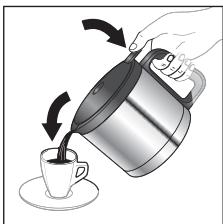 KRUPS KM40 - Pause and Serve feature: - 1