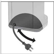KRUPS KM40 - CORD STORAGE - 1