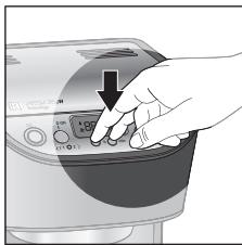 KRUPS KM40 - HORA ACTUAL; AJUSTE DEL RELOJ - 1
