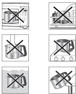KRUPS KM40 - Carafe en verre ou isolée : - 1