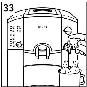 KRUPS ORCHESTRO 889 - Purge du circuit de chauffage - 1