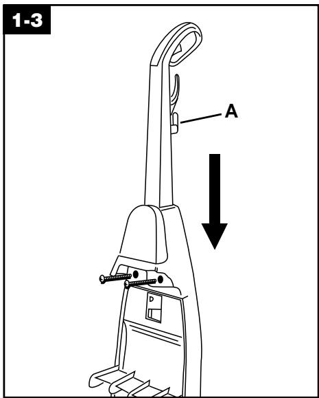 HOOVER STEAMVAC - Attach upper handle - 1