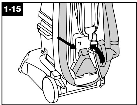 HOOVER STEAMVAC - Storing hose &amp; tool - 5