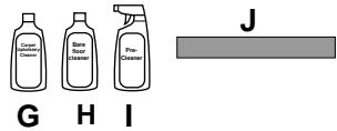 HOOVER STEAMVAC - Accessories - vary by model - 1