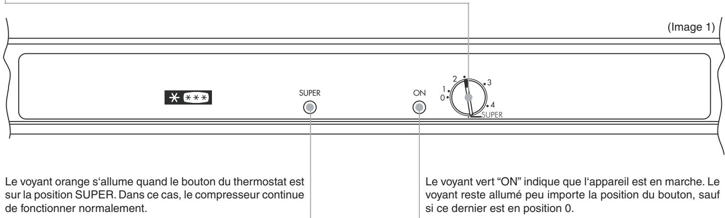 HOOVER COMBINE NO FROST - Panneau de commande - 1