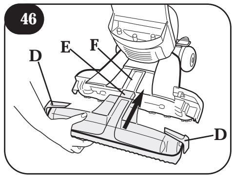 HOOVER HARD FLOOR CLEANER - Cleaning the nozzle - 4