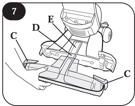 HOOVER HARD FLOOR CLEANER - Assemble tool caddy - 2