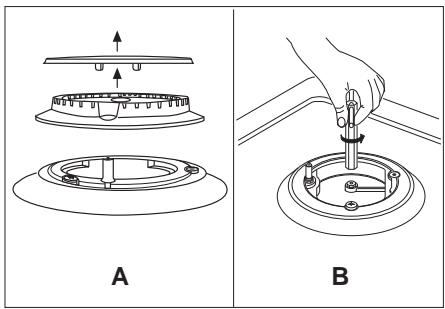 HOOVER HPD90 - REPLACEMENT OF WORK-TOP INJECTORS - 1