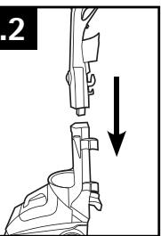 HOOVER MAXEXTRACT - FIXER LE MANCHE - 1