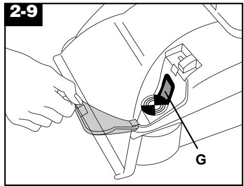 HOOVER STEAMVAC SPOTTER - If the indicator does not spin (F) and the pattern is visible when the cleaner is turned on, the brushes are not rotating. - 1