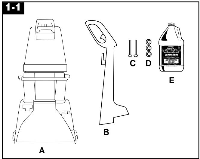 HOOVER STEAMVAC SPOTTER - Carton Contents - 1