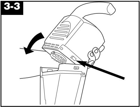 HOOVER WET DRY HANDVAC - Emptying collector cup - 2