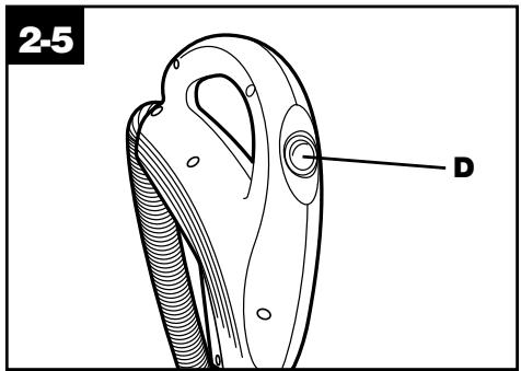 HOOVER WINDTUNNEL CANISTER CLEANER - Handle positions - 1