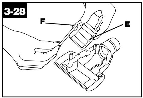 HOOVER WINDTUNNEL CANISTER CLEANER - Powered hand tool Belt replacement Inspecting the belt - 2