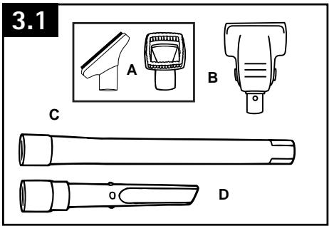 HOOVER WINDTUNNEL T - Selection de l'accessories approprié - 1
