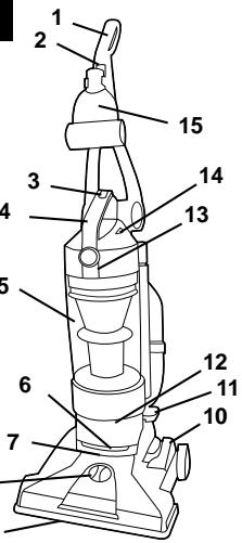HOOVER WINDTUNNEL T - VACUUM DESCRIPTION - 1