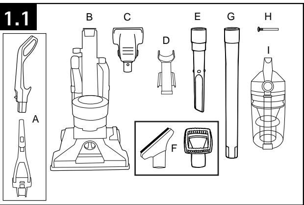 HOOVER WINDTUNNEL T - Important : LIRE ces instructions attentivement avant d'utiliser l'aspirateur. - 1