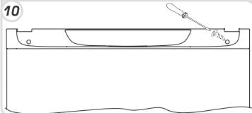 HOOVER HCN 3986 - INVERSER LE SENS D'OUVERTURE DES PORTES - 12