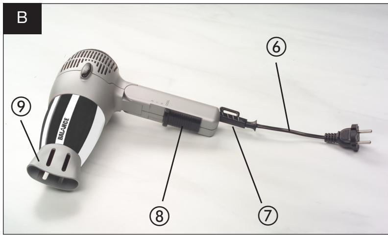 KOMPERNASS BALANCE KH 1801 SECHE-CHEVEUX 1800 WATT - BALANCE - 2