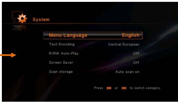 STOREX TWINBOX 430 - DISPLAY AND LANGUAGE - 5