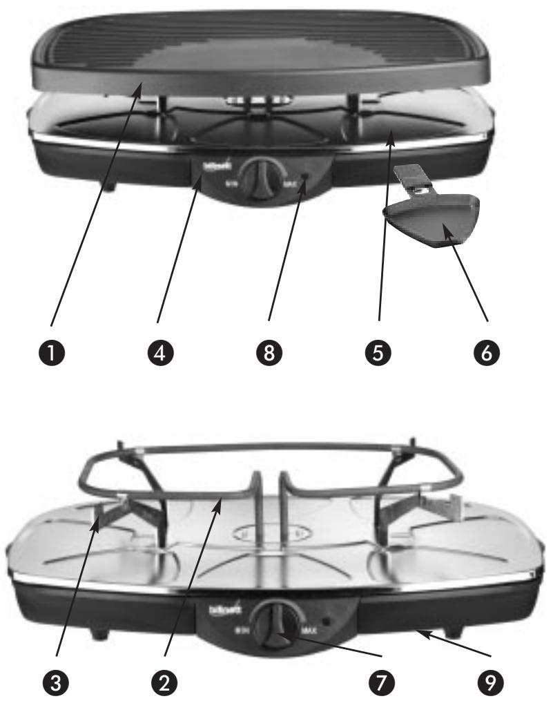 KOMPERNASS BIFINETT KH 1110 RACLETTE-GRIL - 2