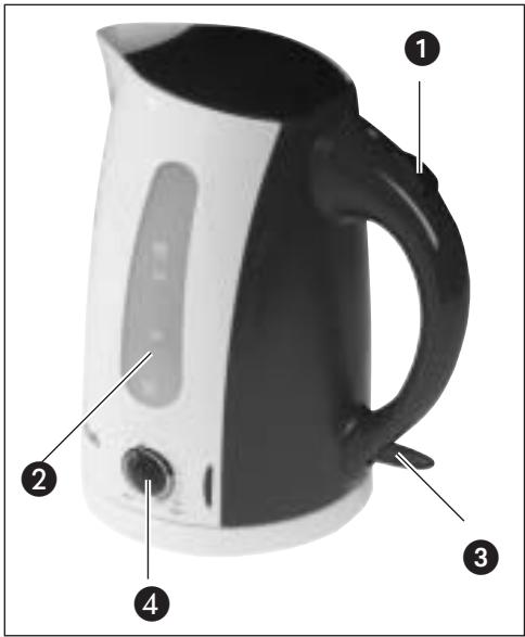 KOMPERNASS BIFINETT KH 1133 BOUILLOIRE EN PLASTIQUE AVEC THERMOSTAT - Ppooox: - 1