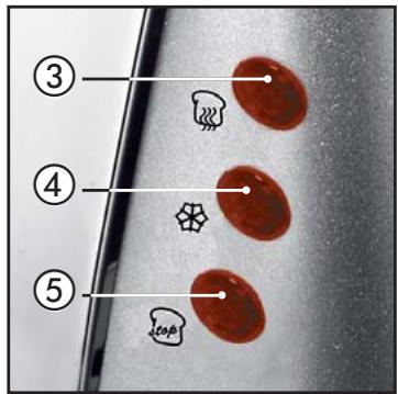 KOMPERNASS BIFINETT KH 1203 GRILLE-PAIN CLASSIQUE A COMPARTIMENT TRIPLE - 5
