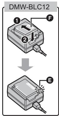 PANASONIC DMWBTC13EB - Insert the battery in the correct direction. - 2