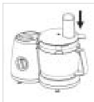 KOMPERNASS BIFINETT KH 700 ROBOT DE CUISINE UNIVERSEL - Posez le couvercle - 1