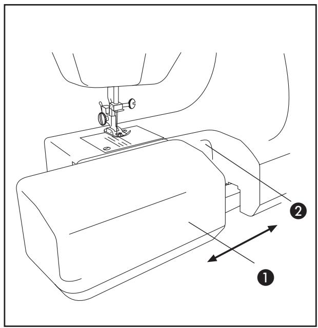 KOMPERNASS EBENCH E-2073 - a) Unterfaden-Spule füssen - 1