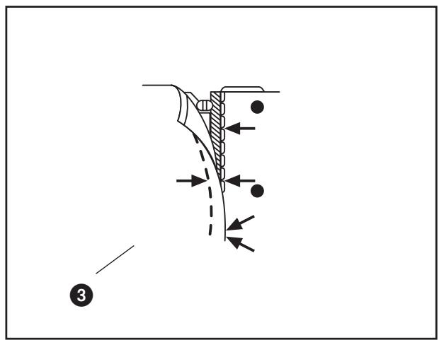 KOMPERNASS EBENCH E-2073 - O) Coudre "bord à bord - 3