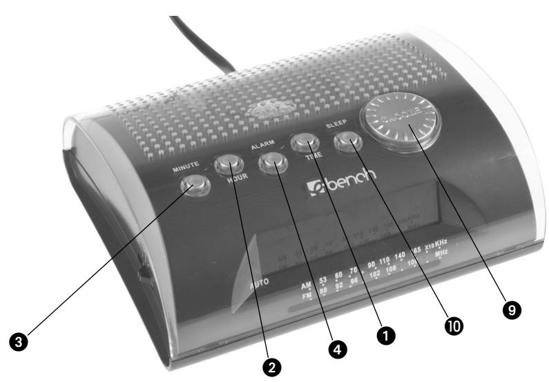 KOMPERNASS EBENCH KH 2274 RADIO-REVEIL - 4