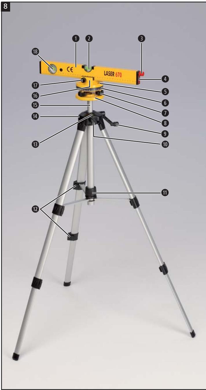 KOMPERNASS KH 4008 NIVEAU LASER A BULLE - 9