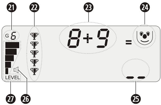 KOMPERNASS KH 2283 CALCULATOR TRAINER - Das Display - 1