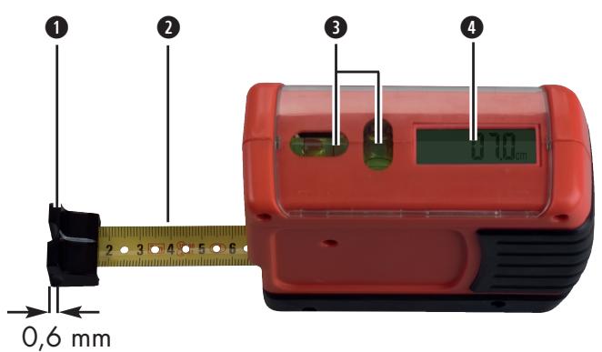 KOMPERNASS KH 3259 DIGITAL LASER MEASURING TAPE - 1