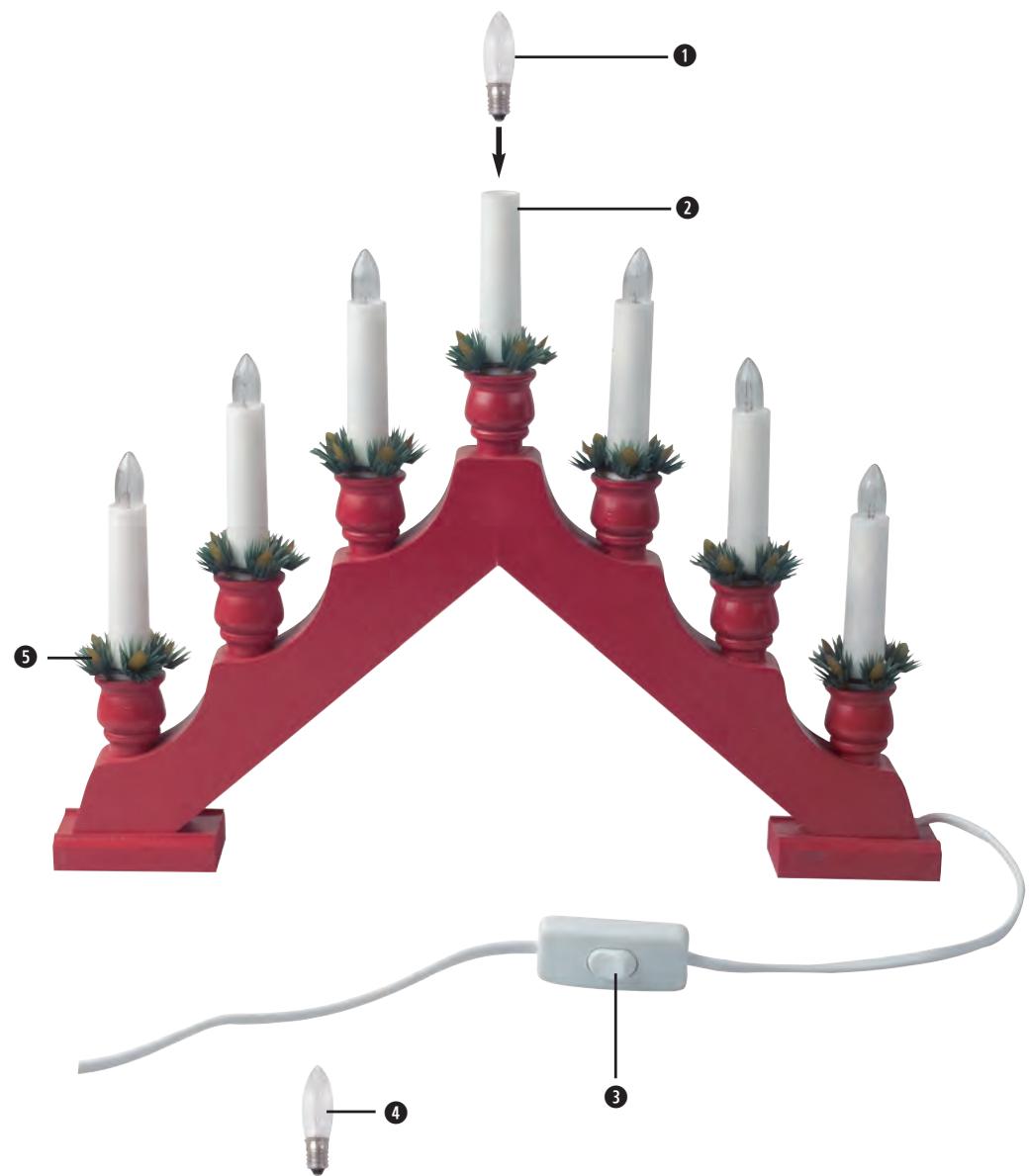 KOMPERNASS KH 4147 CHRISTMAS PYRAMID - 1