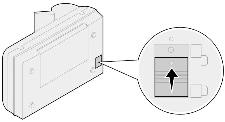 LEXMARK OPTRAIMAGE 242/232 (OCT 2000) - Step 3: Unlock the scan unit - 1