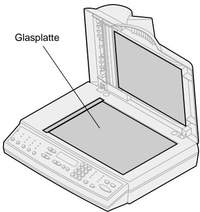 LEXMARK OPTRAIMAGE 242/232 (OCT 2000) - Reinigen der Belichtungsglasplatte - 1