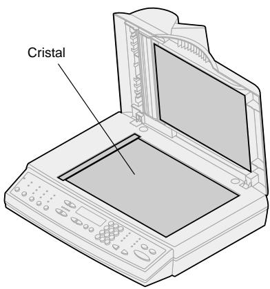 LEXMARK OPTRAIMAGE 242/232 (OCT 2000) - Limpieza del cristal de documents - 1