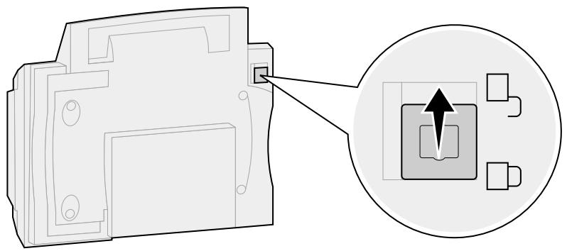 LEXMARK OPTRAIMAGE 443/433 (NOV 2000) - Step 3: Entsperren der Scan-Einheit - 1
