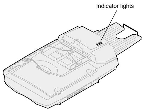 LEXMARK OPTRAIMAGE 443/433 (NOV 2000) - Scanner indicator lights - 1